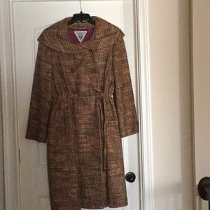 Multi colored pink coat